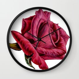Red Rose  Wall Clock