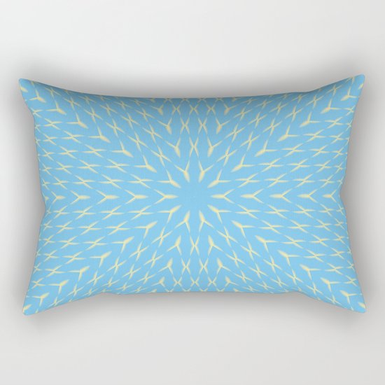 PCT2 Fractal in Summer Rectangular Pillow