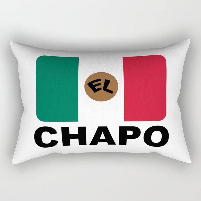 El Chapo Mexican flag Rectangular Pillow