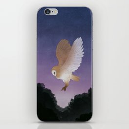 Flight - Owl Illustration iPhone Skin
