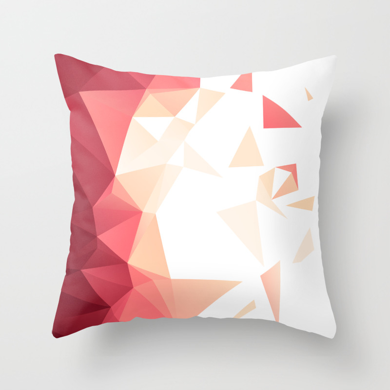 Polygonal Shapes On A Transparent Background Throw Pillow By Savvysoda Society6
