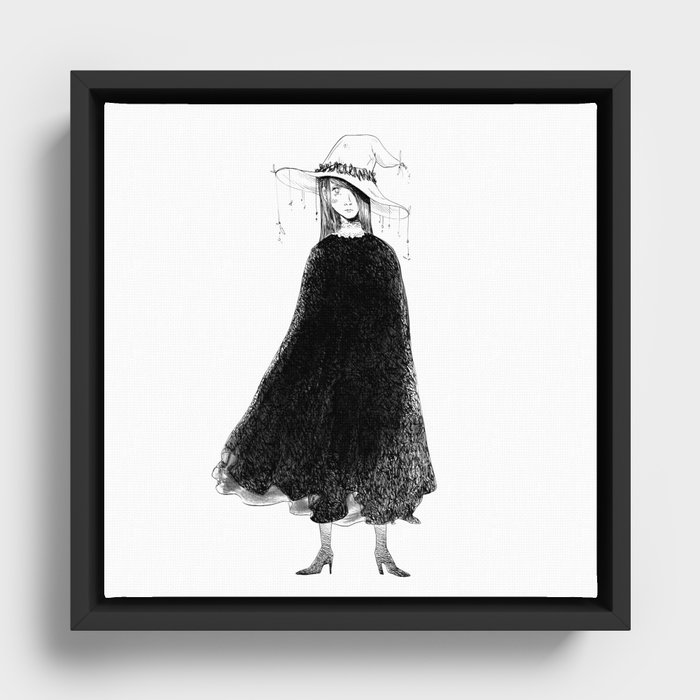 Witch Framed Canvas