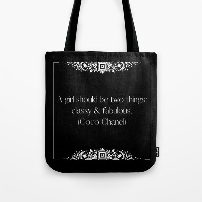 Classy & fabulous Tote Bag