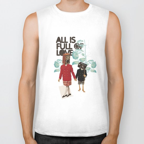 ALL IS FULL OF LOVE Biker Tank