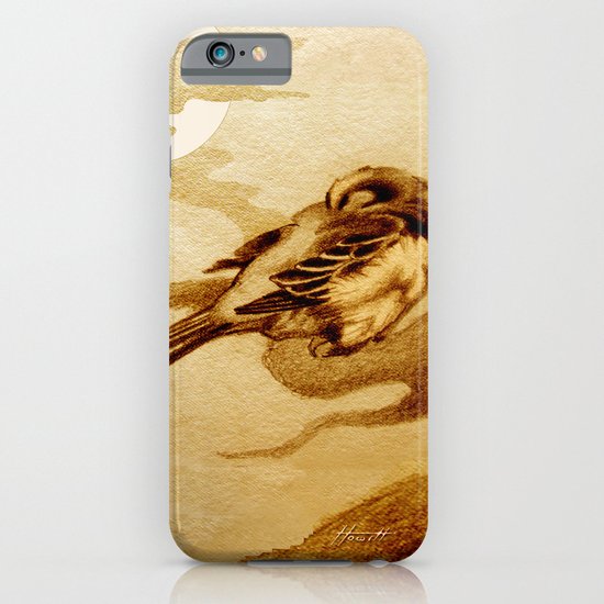Sparrow by Moonlight iPhone & iPod Case