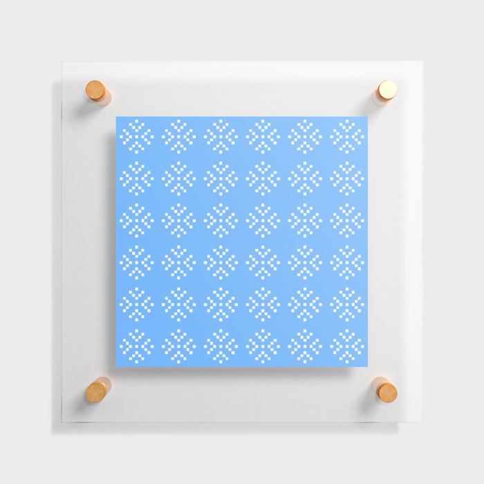 New Optical Pattern 118 pixel art Floating Acrylic Print