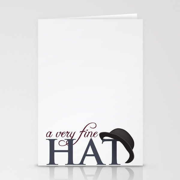 A very fine hat Stationery Cards