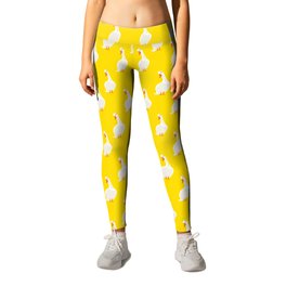 White Ducks Leggings