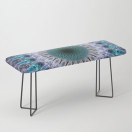 Light blue cold mandala Bench