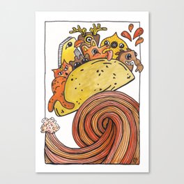 Creature Taco Canvas Print