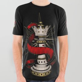 Royal Queen All Over Graphic Tee