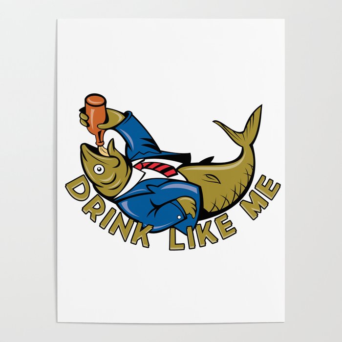 Blob Fish Funny Face Fish' Poster 18x24