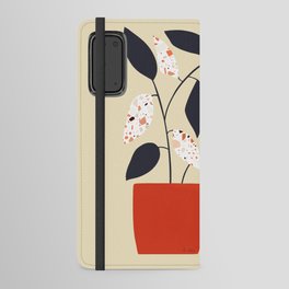 Plants and terrazzo Android Wallet Case