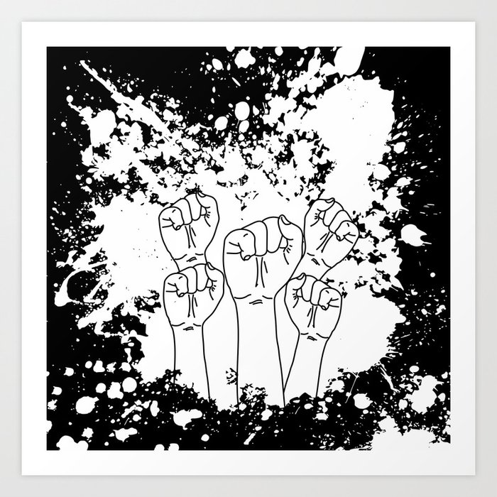 Power To The People Art Print By Alphavariable Society6