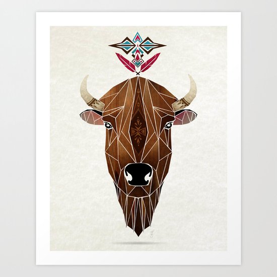 bison Art Print