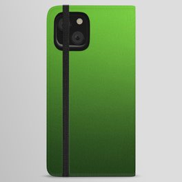 48 Green Gradient Background 220713 Minimalist Art Valourine Digital Design iPhone Wallet Case