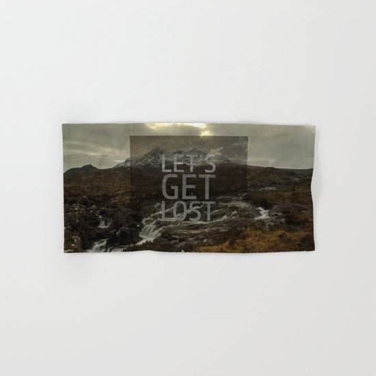 LET'S GET LOST Hand & Bath Towel