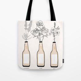 Floral Vases  Tote Bag
