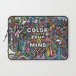 color your mind by Astorg Audrey Laptop Sleeve