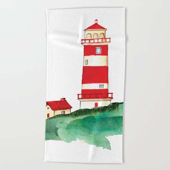 Lighthouse Beach Towel