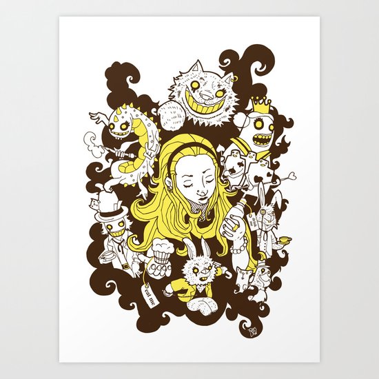 Alice In Wonderland Art Print