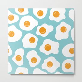 Fried Eggs Metal Print