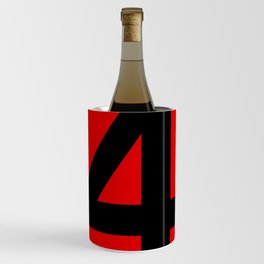 Number 4 (Black & Red) Wine Chiller