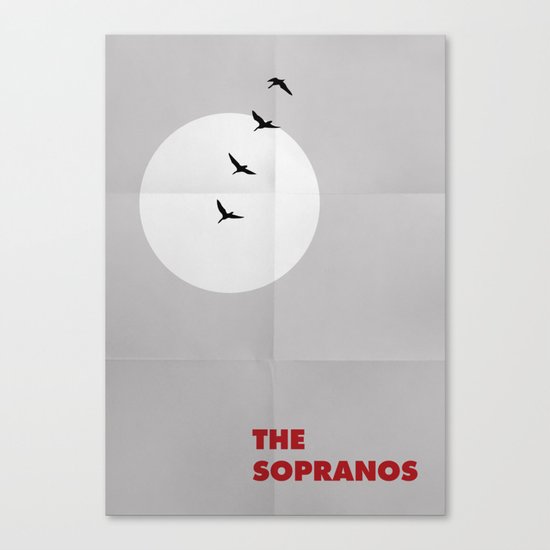 The Sopranos Minimalist Poster Canvas Print