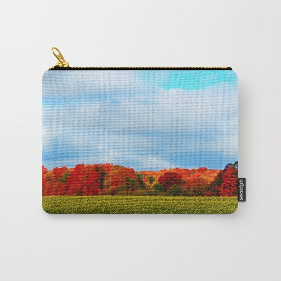 Light hits the Trees Beyond Carry-All Pouch