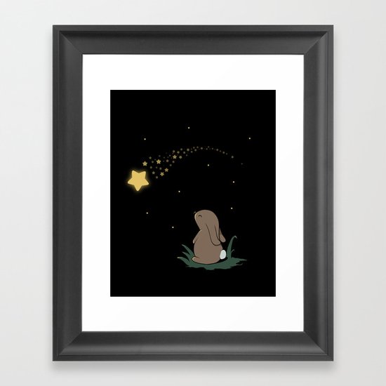 Wish upon a star Framed Art Print
