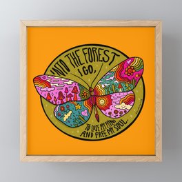 Into the Forest Framed Mini Art Print