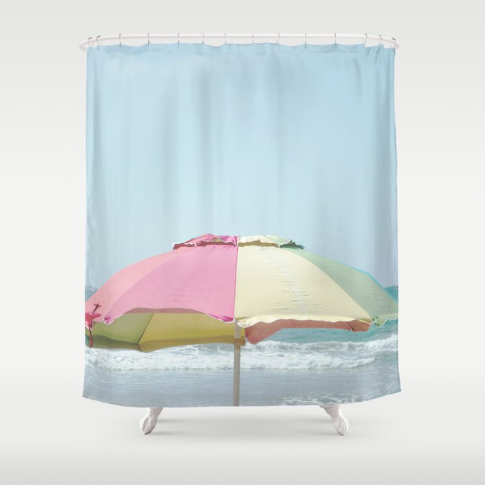 Just Beachy Shower Curtain By Bellabluephotography Society6