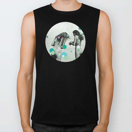 Chasing Bubbles Biker Tank