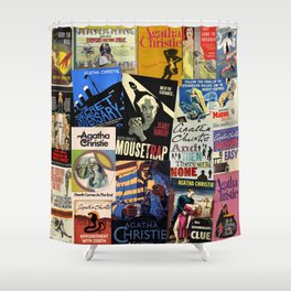 Agatha Christie Shower Curtain