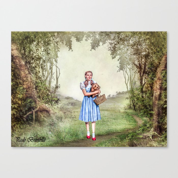 Dorothy & Tóto Canvas Print