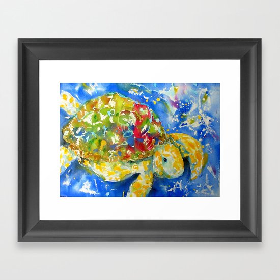 Turtle Framed Art Print