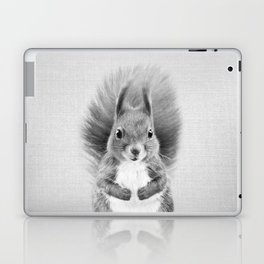 Squirrel 2 - Black & White Laptop Skin