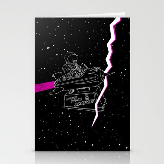 Space Journey Stationery Cards