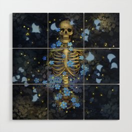 Forget-me-Not Wood Wall Art