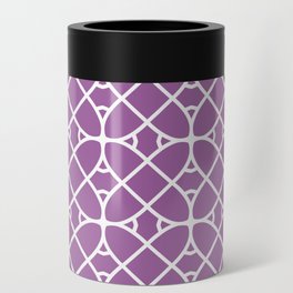 Purple and White Minimal Geometric Shape Pattern Pairs DE 2022 Popular Color Royal Pretender DE5999 Can Cooler