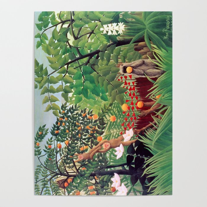 Henri Rousseau - Exotic Landscape Poster