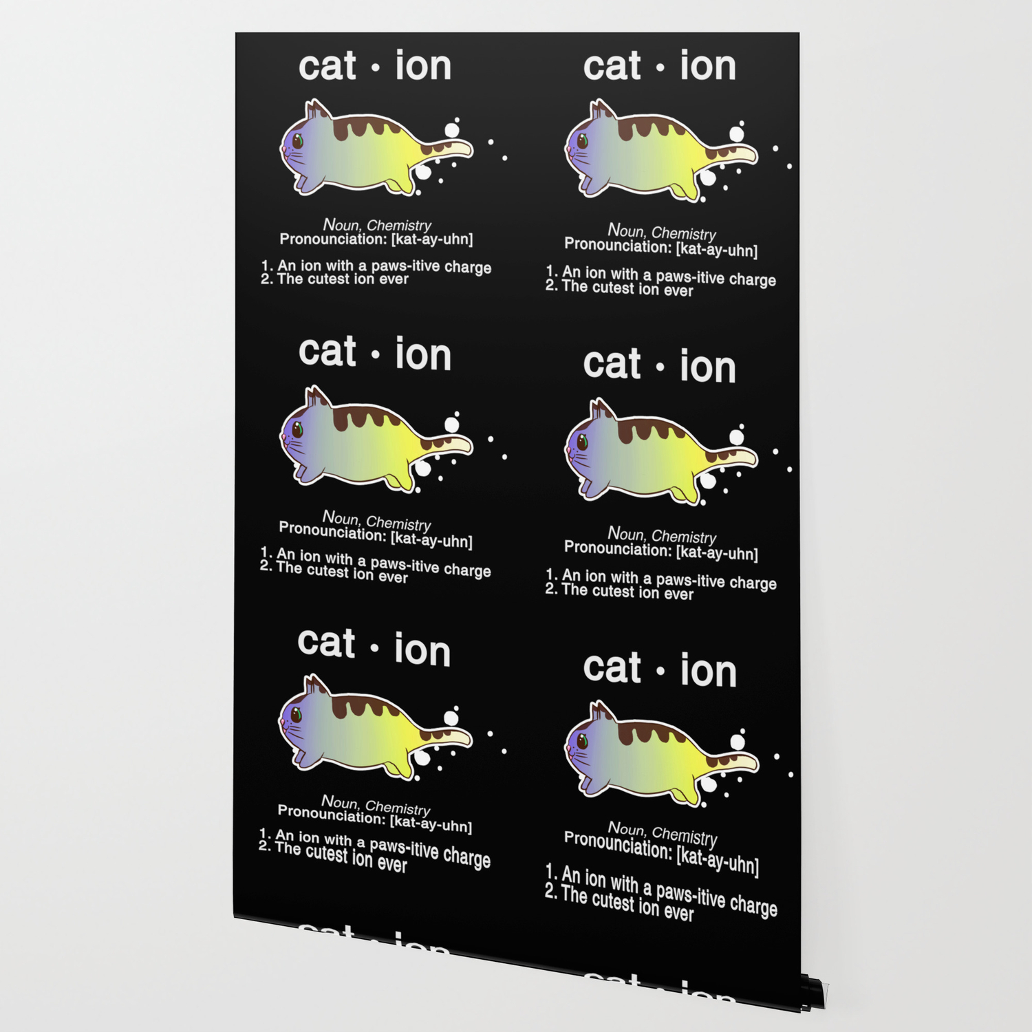 Biology Anime Cat Ion Kitty Kitten Chemistry Gift Wallpaper By