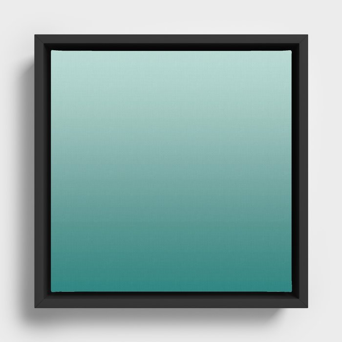 Color in frame  Pacific Green Framed Canvas