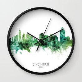 Cincinnati Ohio Skyline Wall Clock