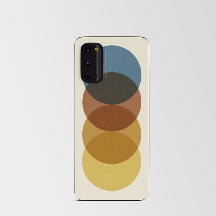 Abstraction_SUNRISE_SUNSET_CIRCLE_COLOR_PATTERN_POP_ART_0731A Android Card Case