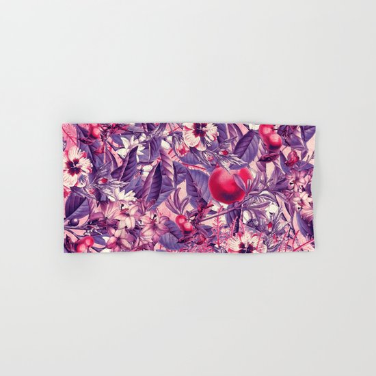 flowers 9 purple Hand & Bath Towel