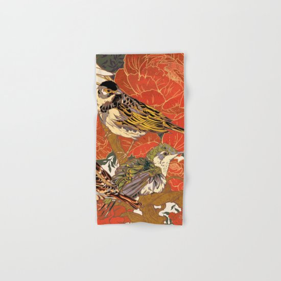 Morning Peonies Hand & Bath Towel