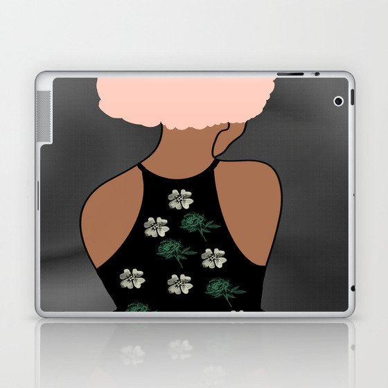 Woman At The Meadow 33 Laptop & iPad Skin