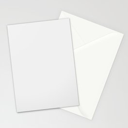 Snowflake White Stationery Card