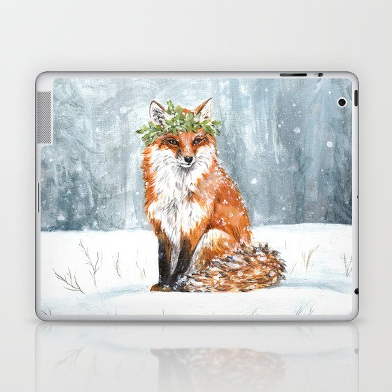 Waiting for the Holly King Laptop & iPad Skin